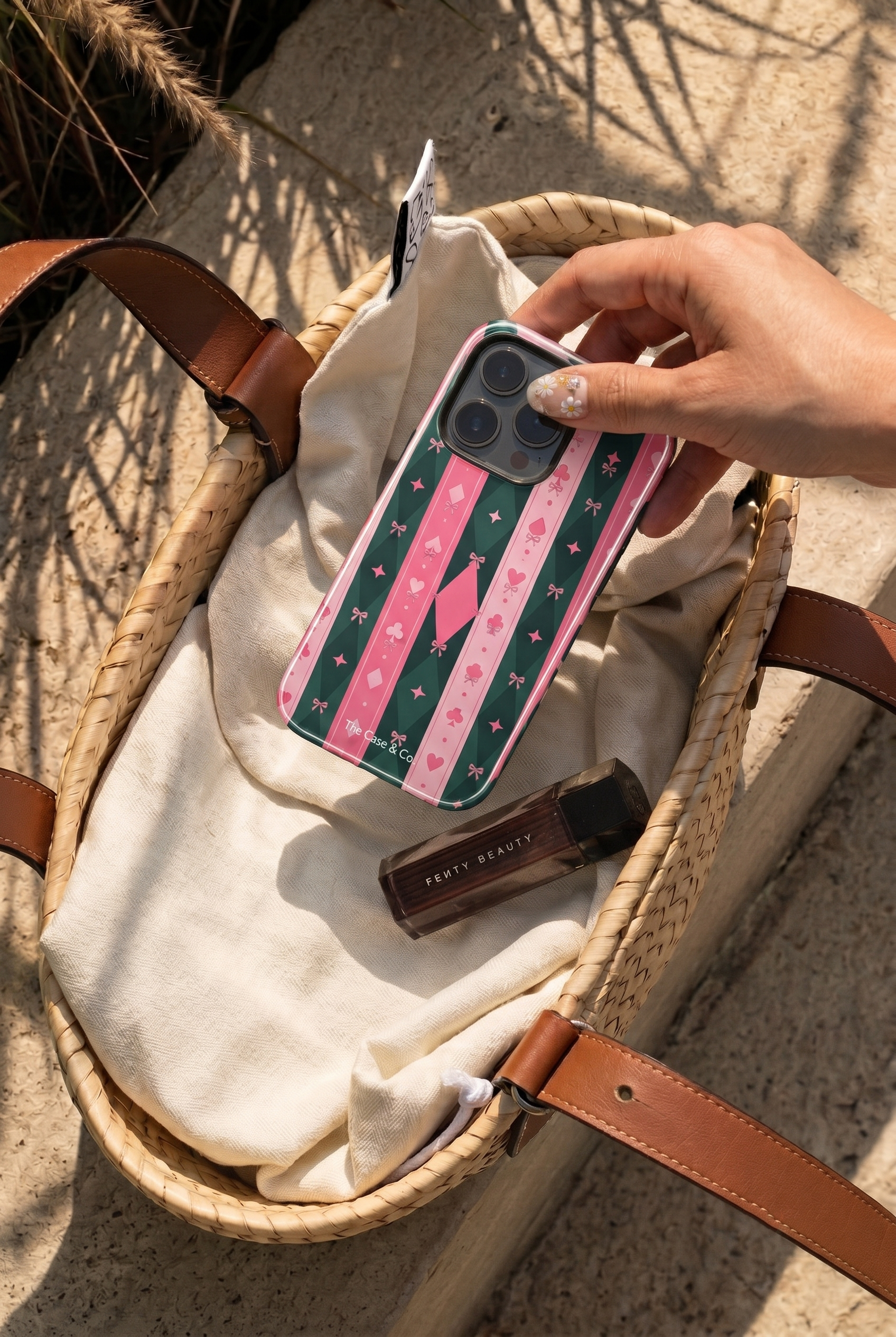 iPhone Cloud Skin Case – The Queen's Deck | Premium 3D Hard Shell | Gloss Finish | 14-17 Series