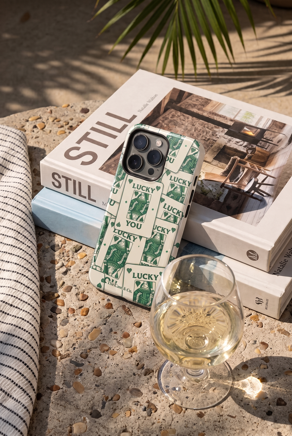 iPhone Cloud Skin Case – Lucky You Print | Premium 3D Hard Shell | Gloss Finish | 14-17 Series