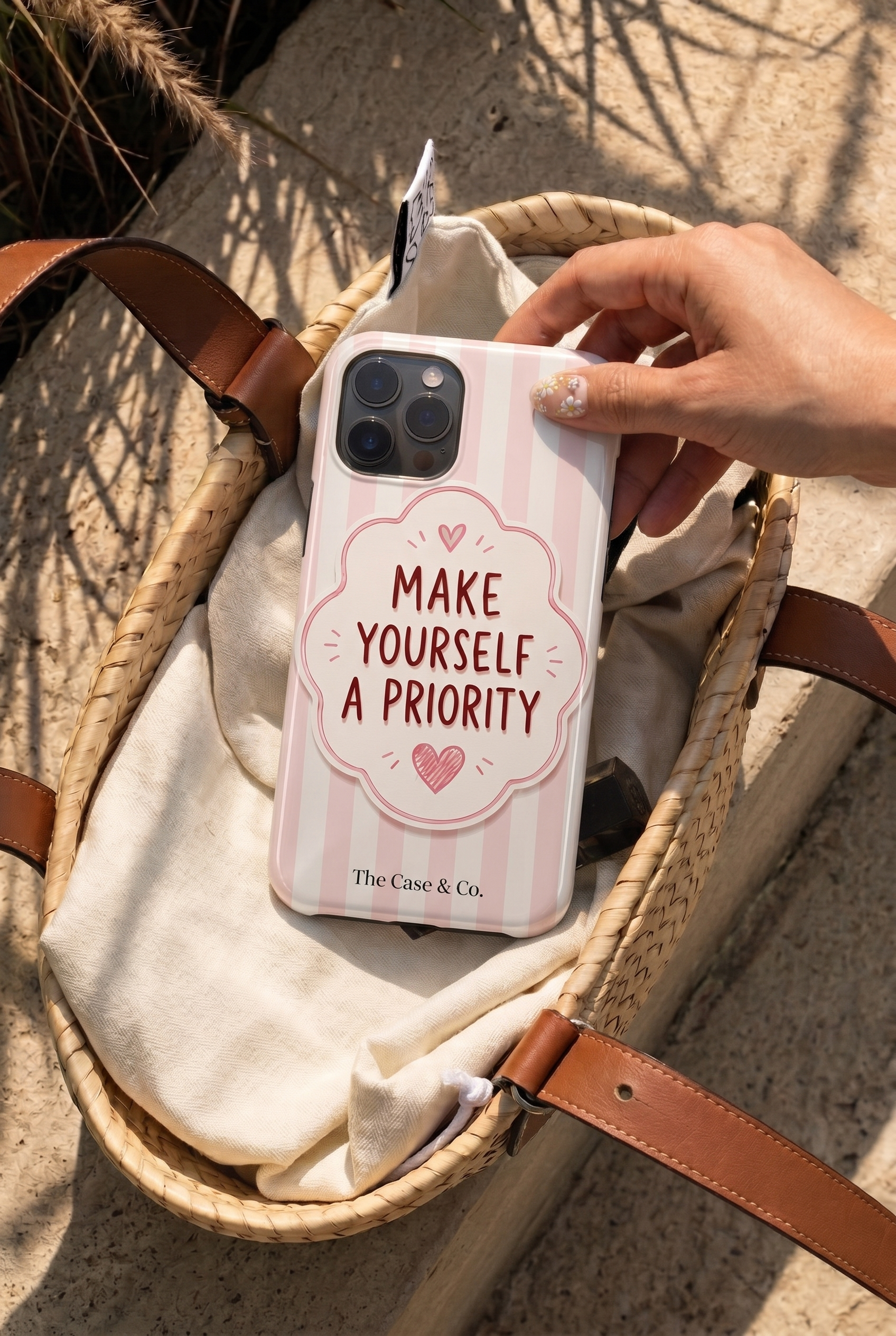 iPhone Cloud Skin Case – You First Print | Premium 3D Hard Shell | Gloss Finish | 14-17 Series