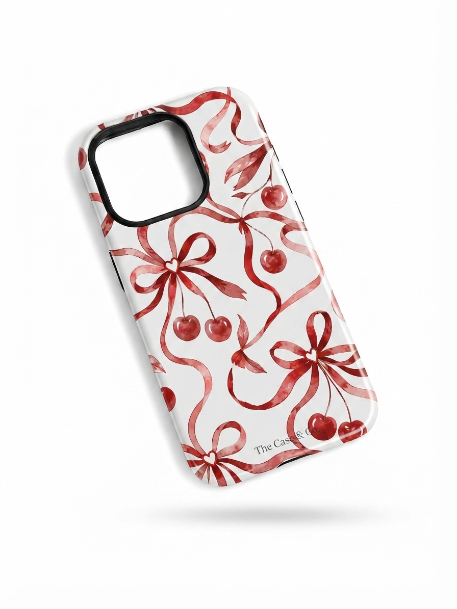 iPhone Cloud Skin Case – Berry Sweet Print | Premium 3D Hard Shell | Gloss Finish | 14-17 Series (Copy)
