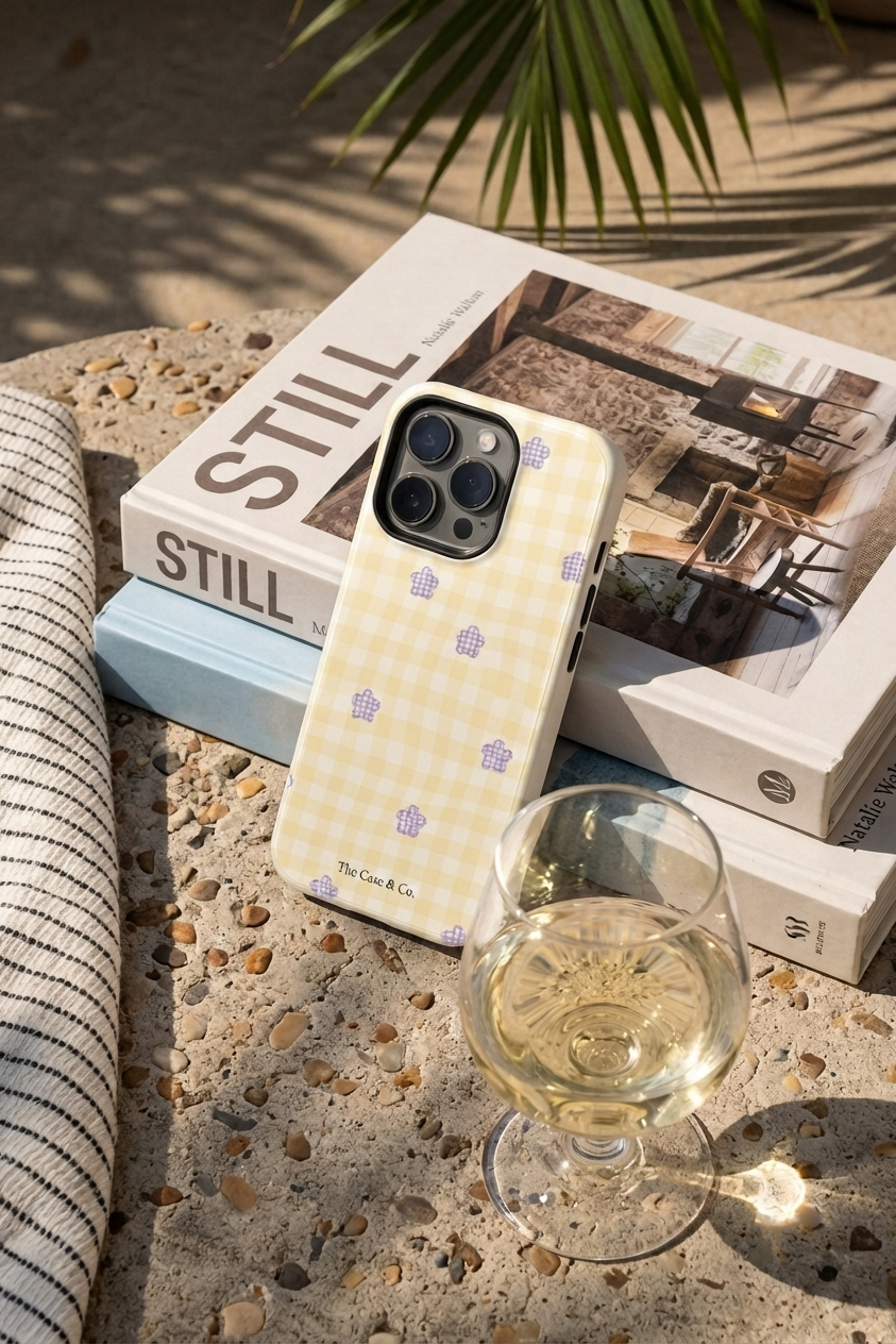 iPhone Cloud Skin Case – Bloomfield Print | Premium 3D Hard Shell | Gloss Finish | 14-17 Series