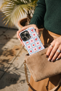 iPhone Cloud Skin Case – Berry Charm Print | Premium 3D Hard Shell | Gloss Finish | 14-17 Series