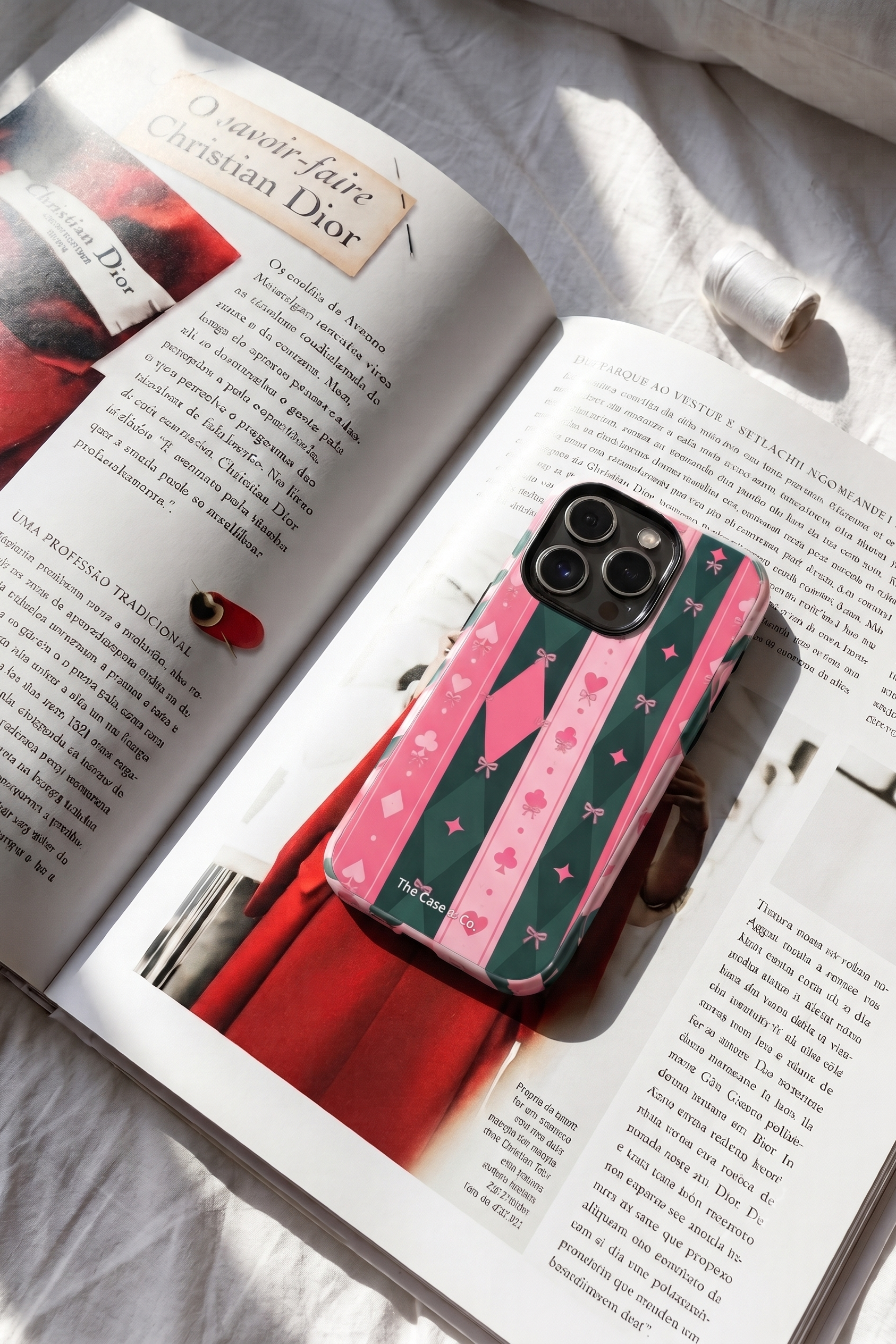 iPhone Cloud Skin Case – The Queen's Deck | Premium 3D Hard Shell | Gloss Finish | 14-17 Series