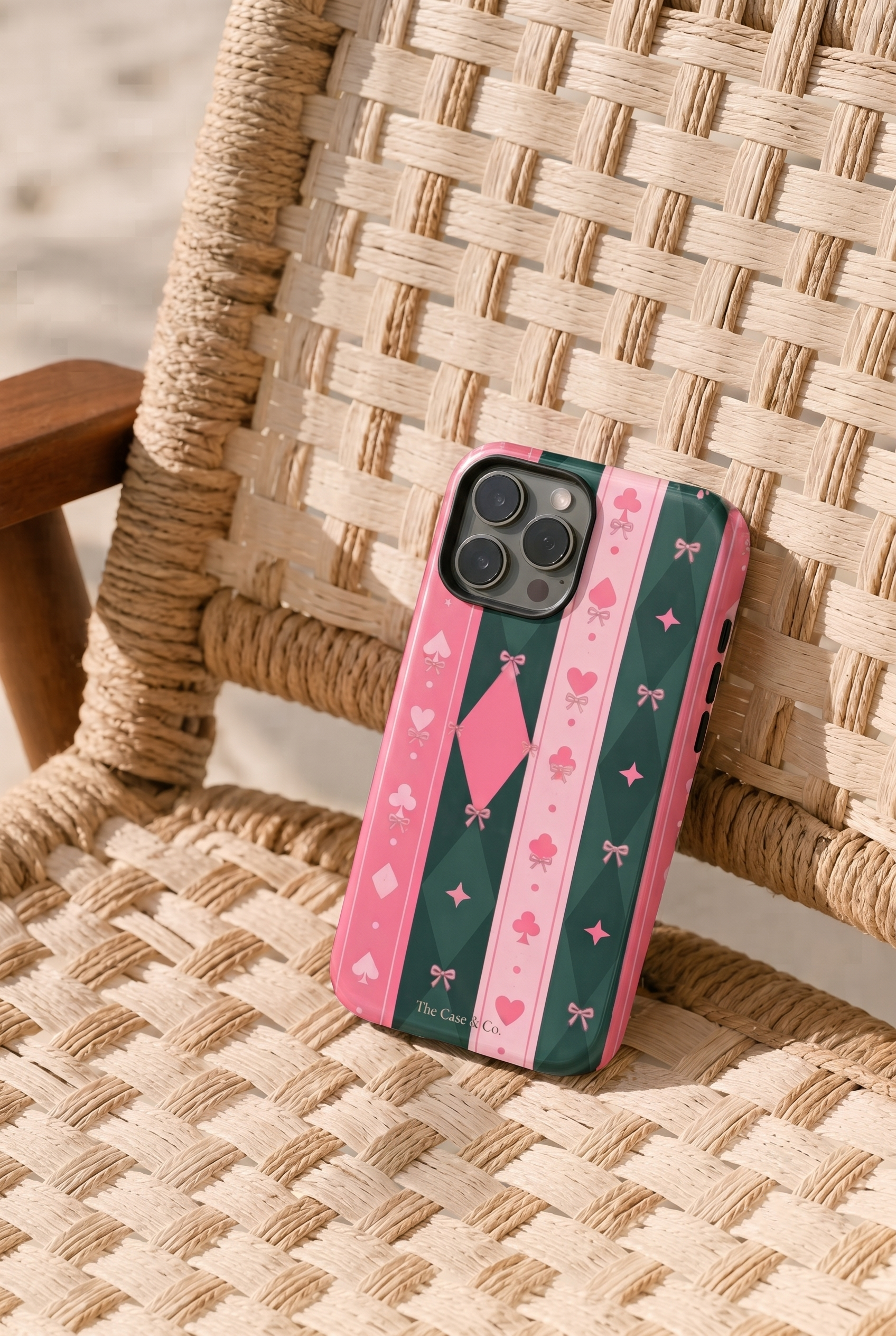 iPhone Cloud Skin Case – The Queen's Deck | Premium 3D Hard Shell | Gloss Finish | 14-17 Series