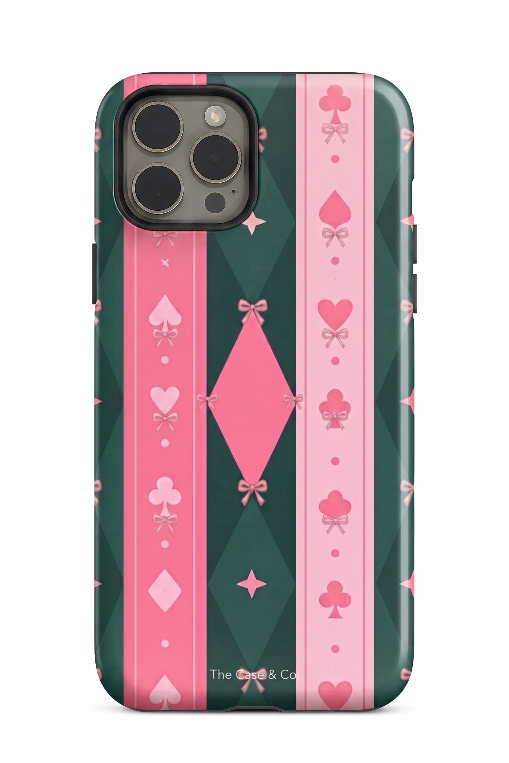 iPhone Cloud Skin Case – The Queen's Deck | Premium 3D Hard Shell | Gloss Finish | 14-17 Series