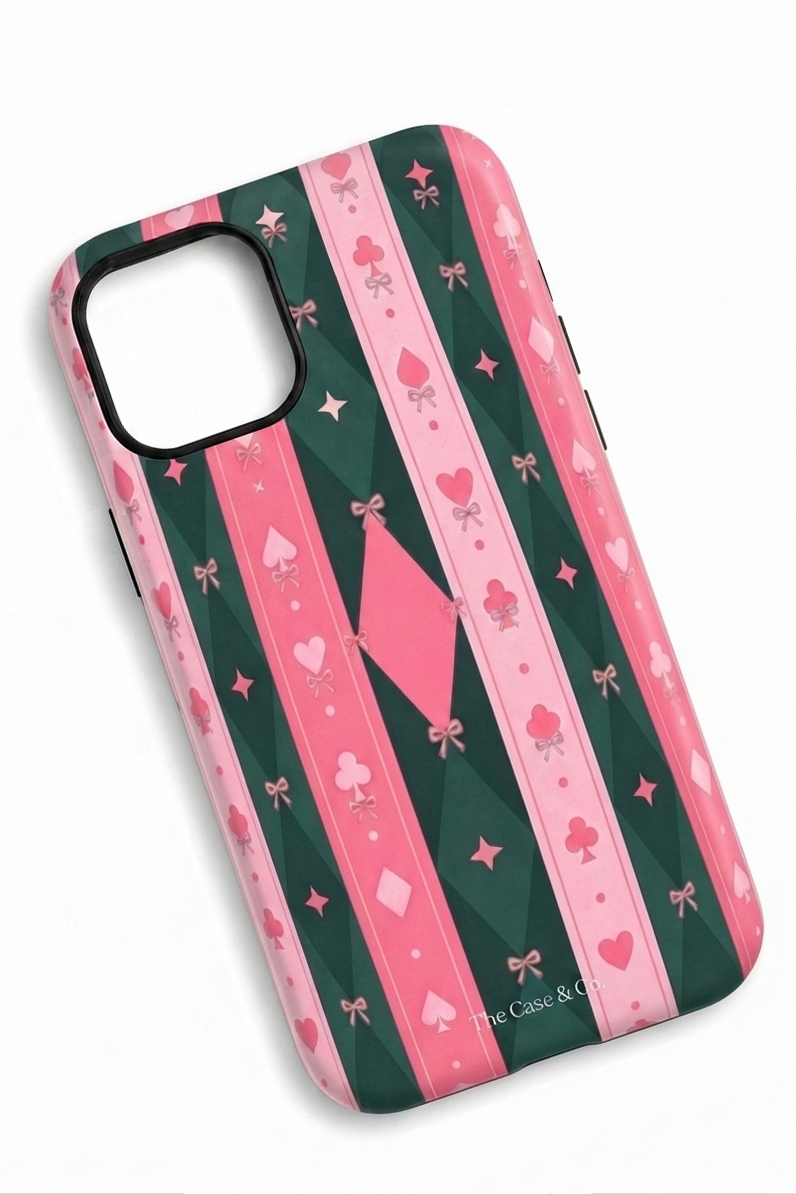 iPhone Cloud Skin Case – The Queen's Deck | Premium 3D Hard Shell | Gloss Finish | 14-17 Series