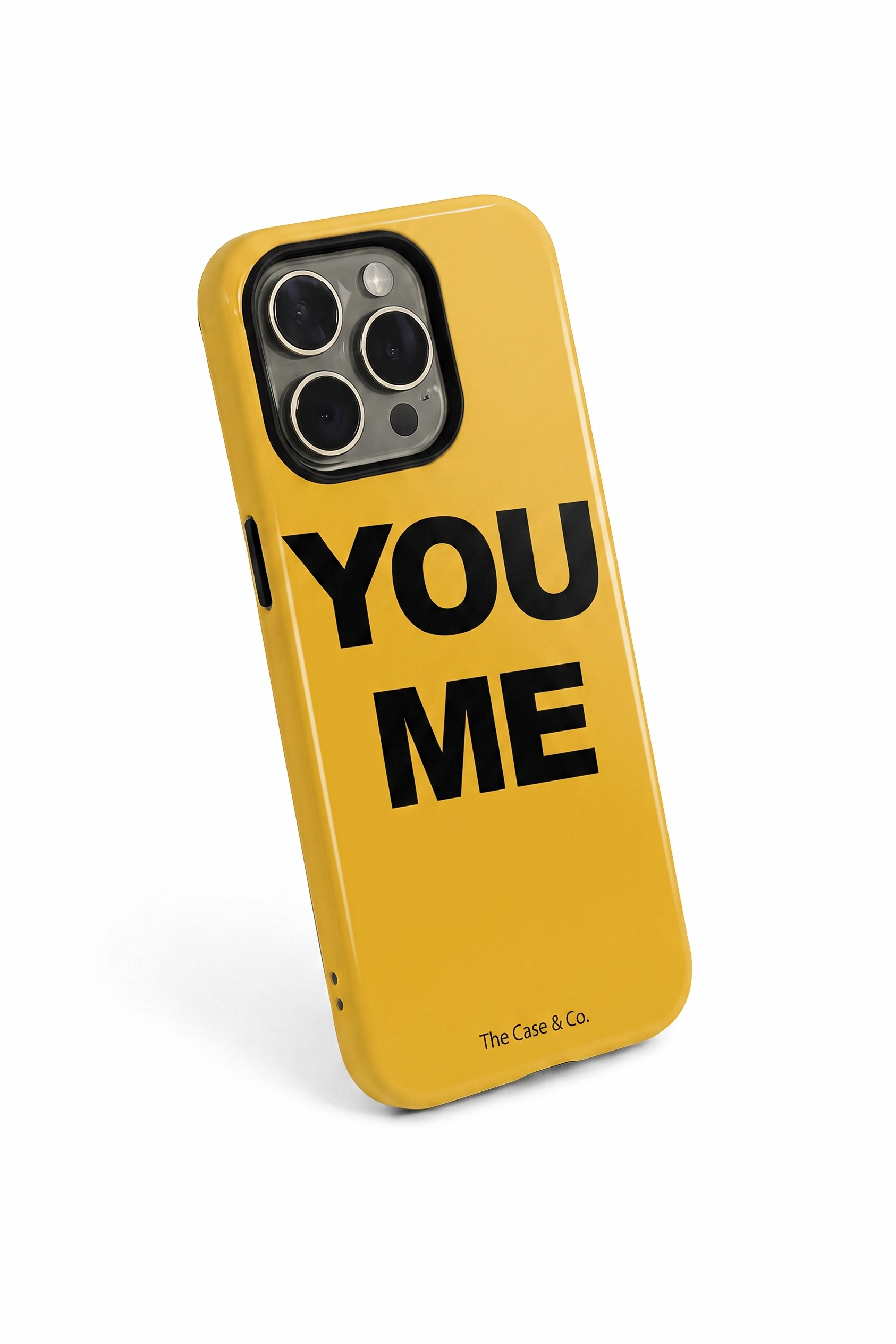 iPhone Cloud Skin Case – Bold Connection Print | Premium 3D Hard Shell | Gloss Finish | 14-17 Series