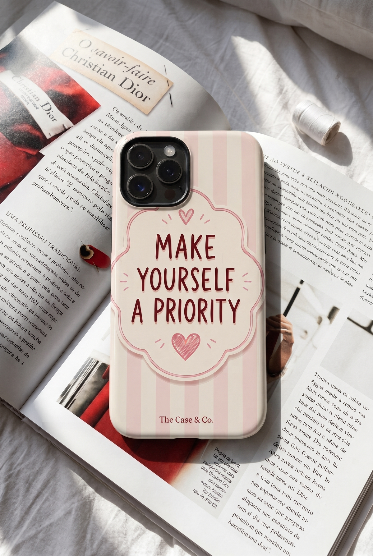 iPhone Cloud Skin Case – You First Print | Premium 3D Hard Shell | Gloss Finish | 14-17 Series