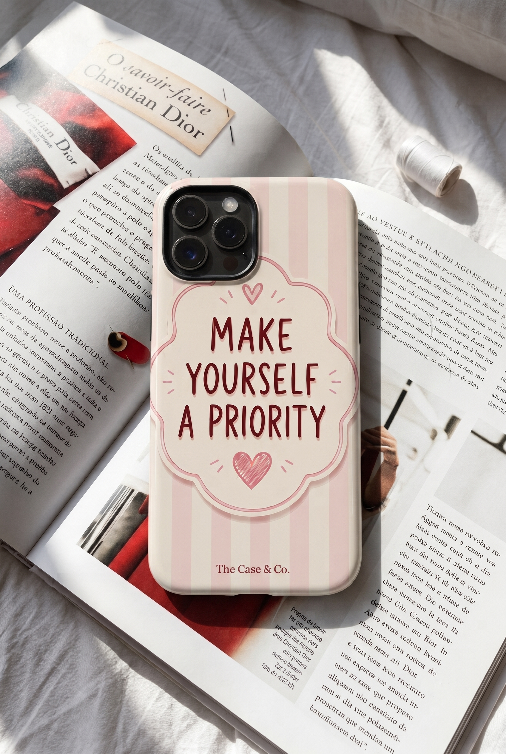 iPhone Cloud Skin Case – You First Print | Premium 3D Hard Shell | Gloss Finish | 14-17 Series