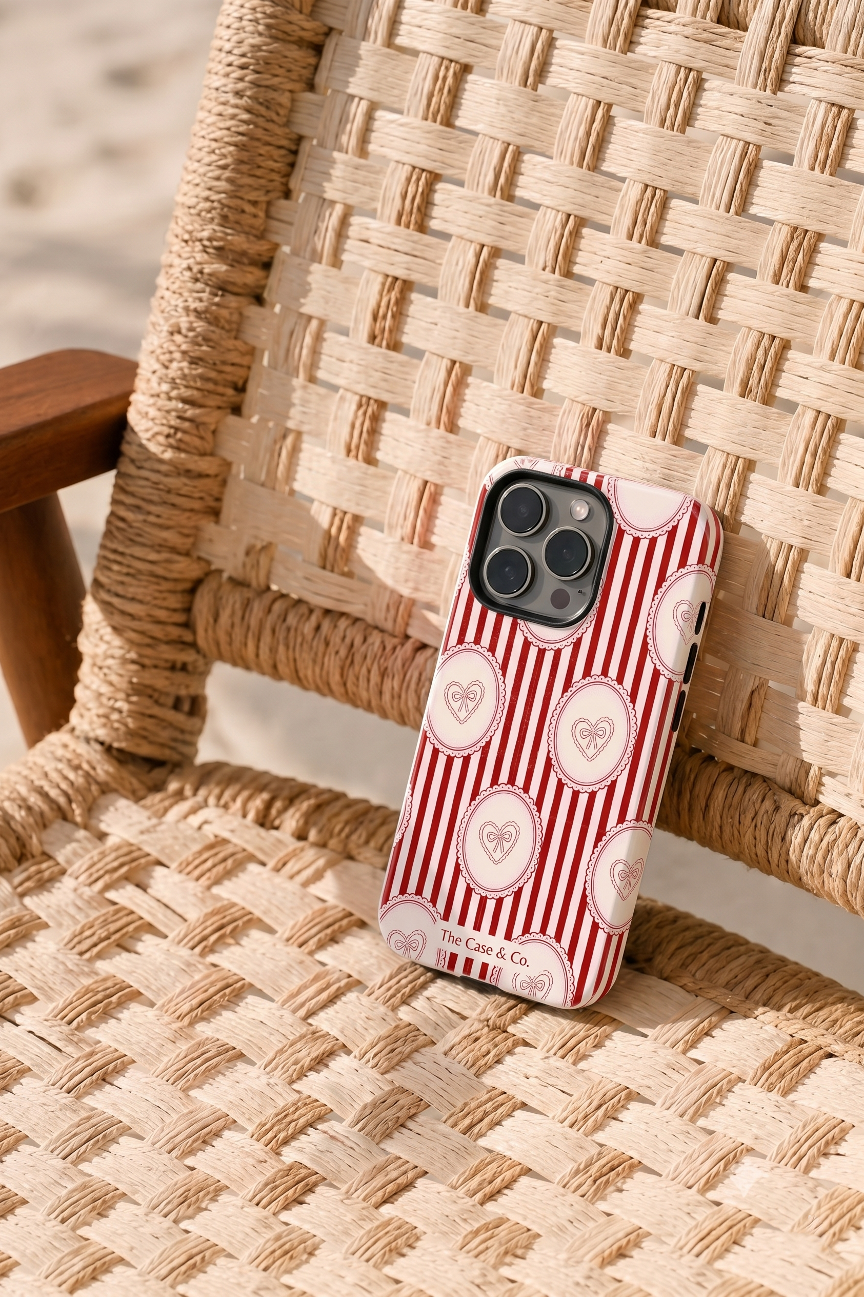 iPhone Cloud Skin Case – Mod Medallion Print | Premium 3D Hard Shell | Gloss Finish | 14-17 Series