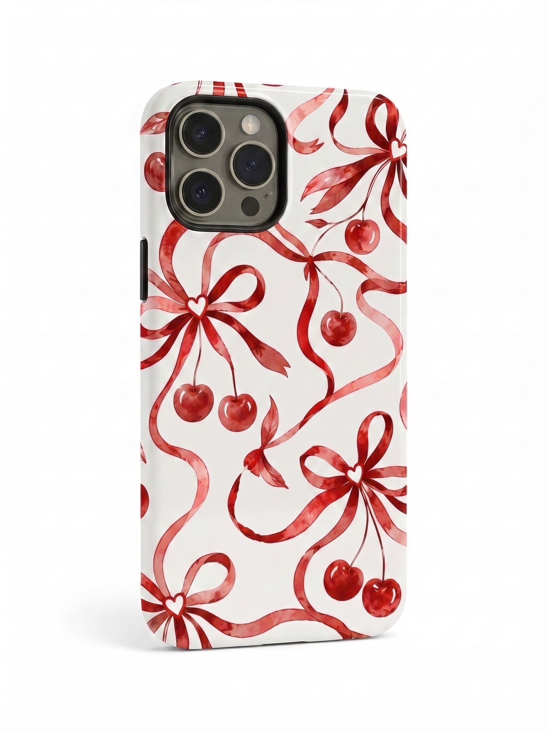 iPhone Cloud Skin Case – Berry Sweet Print | Premium 3D Hard Shell | Gloss Finish | 14-17 Series (Copy)