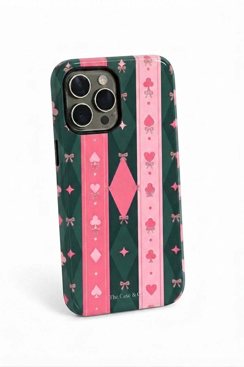 iPhone Cloud Skin Case – The Queen's Deck | Premium 3D Hard Shell | Gloss Finish | 14-17 Series