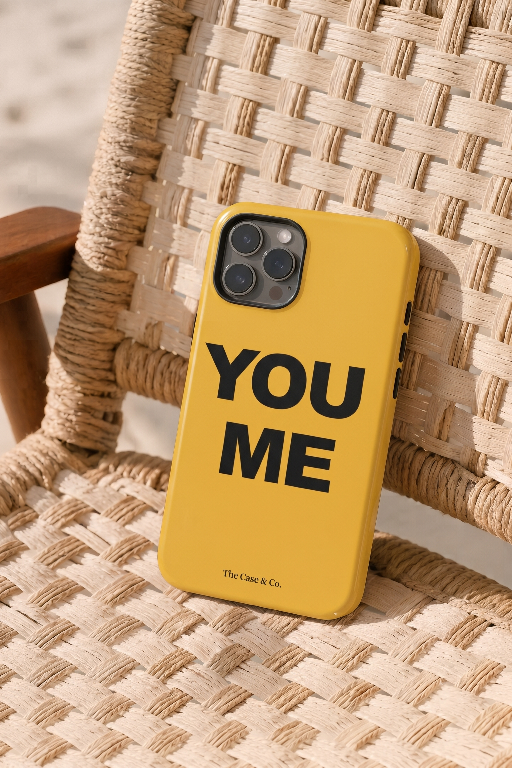 iPhone Cloud Skin Case – Bold Connection Print | Premium 3D Hard Shell | Gloss Finish | 14-17 Series