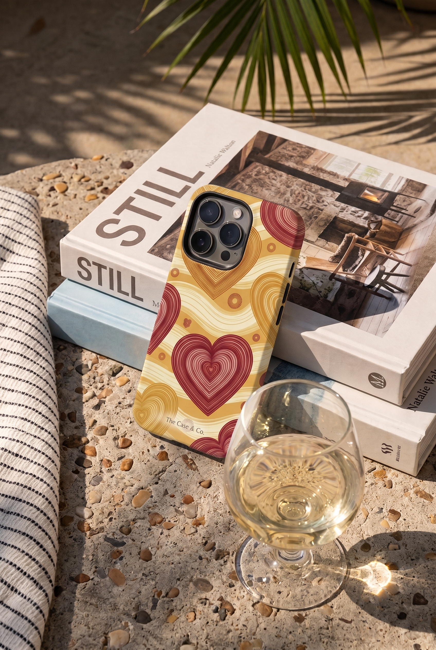 iPhone Cloud Skin Case – Layers of Love Print | Premium 3D Hard Shell | Gloss Finish | 14-17 Series