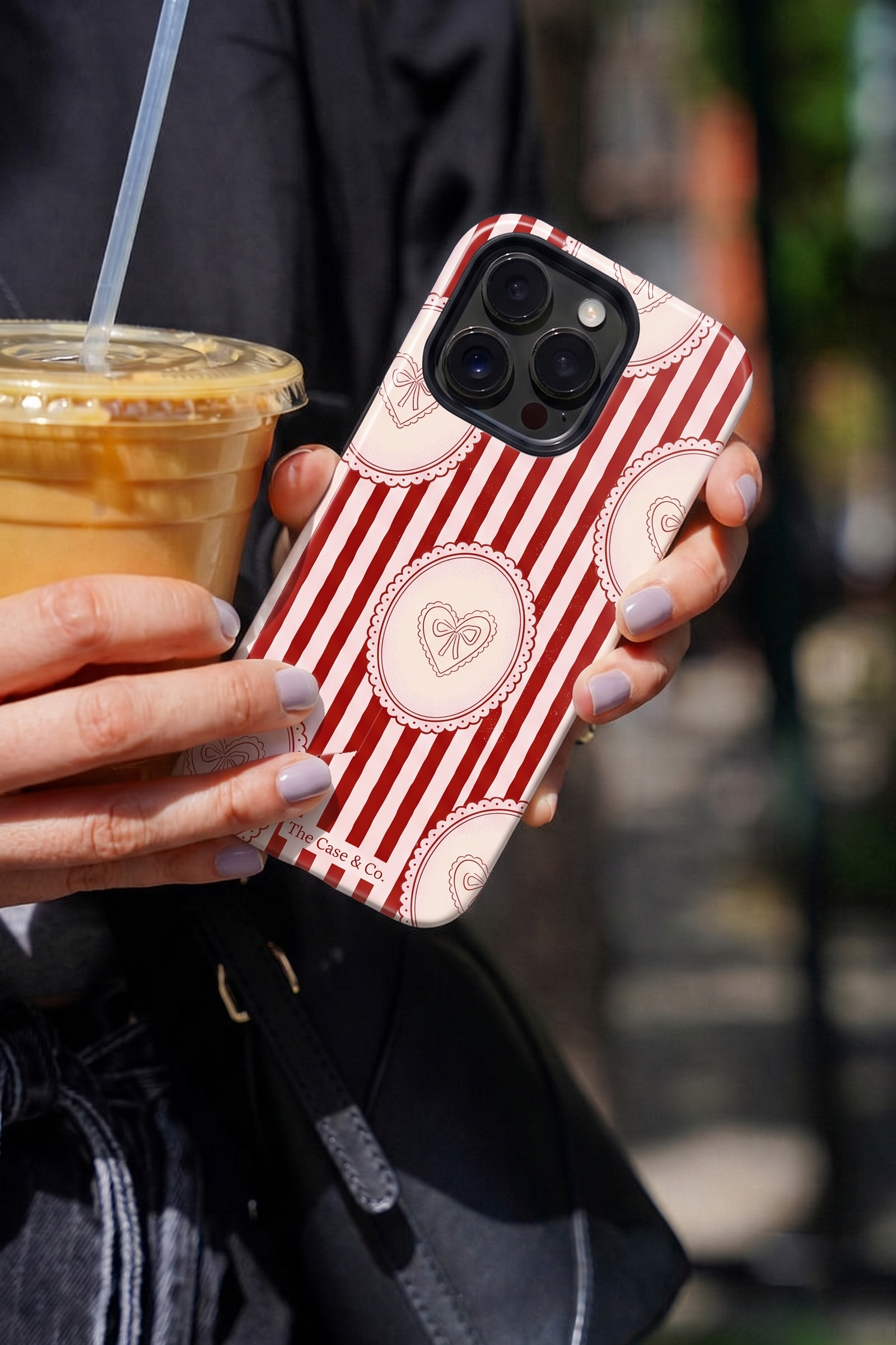 iPhone Cloud Skin Case – Mod Medallion Print | Premium 3D Hard Shell | Gloss Finish | 14-17 Series