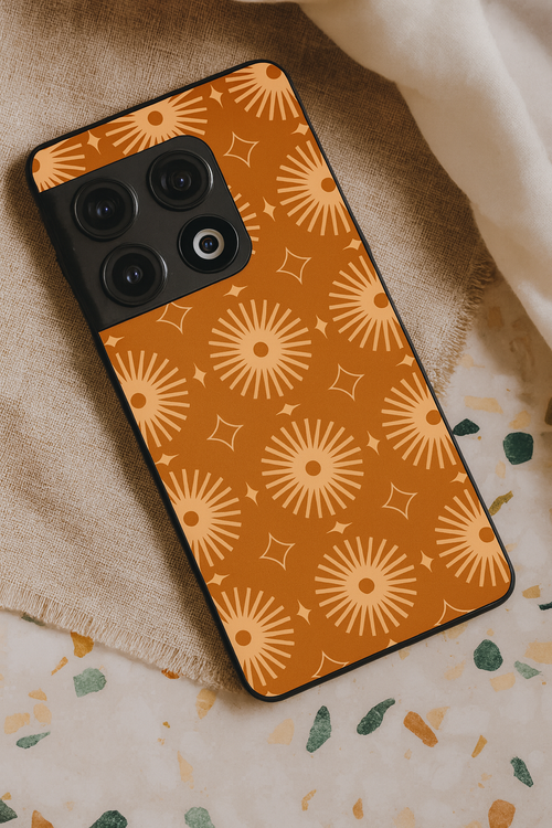 Aesthetic Sparkles Premium Glass Back Cover For One Plus 13, 12, 11, 10 The Case & Co India