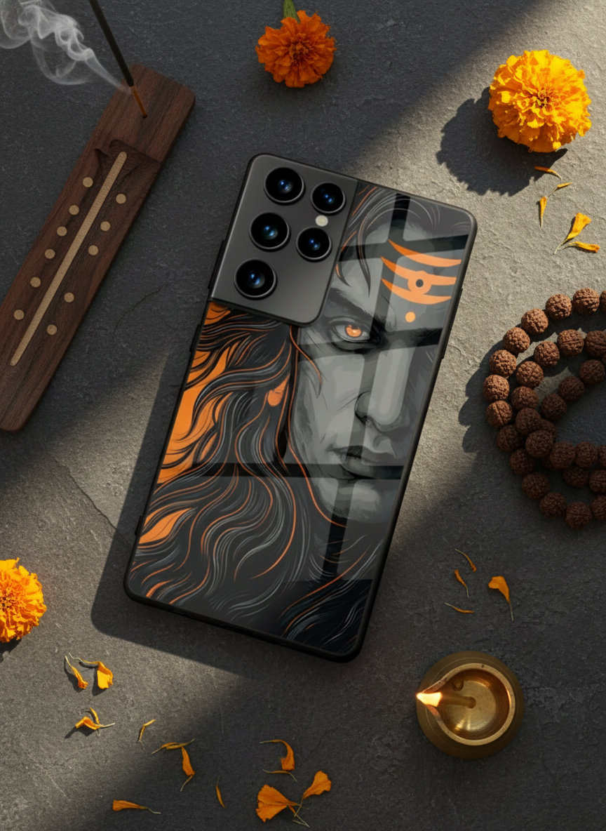 Aghora Premium Glass Back Cover For Galaxy S Series The Case & Co India