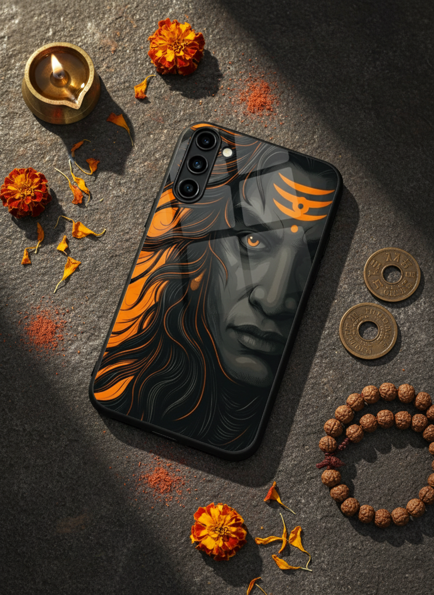 Aghora Premium Glass Back Cover For Galaxy S Series The Case & Co India