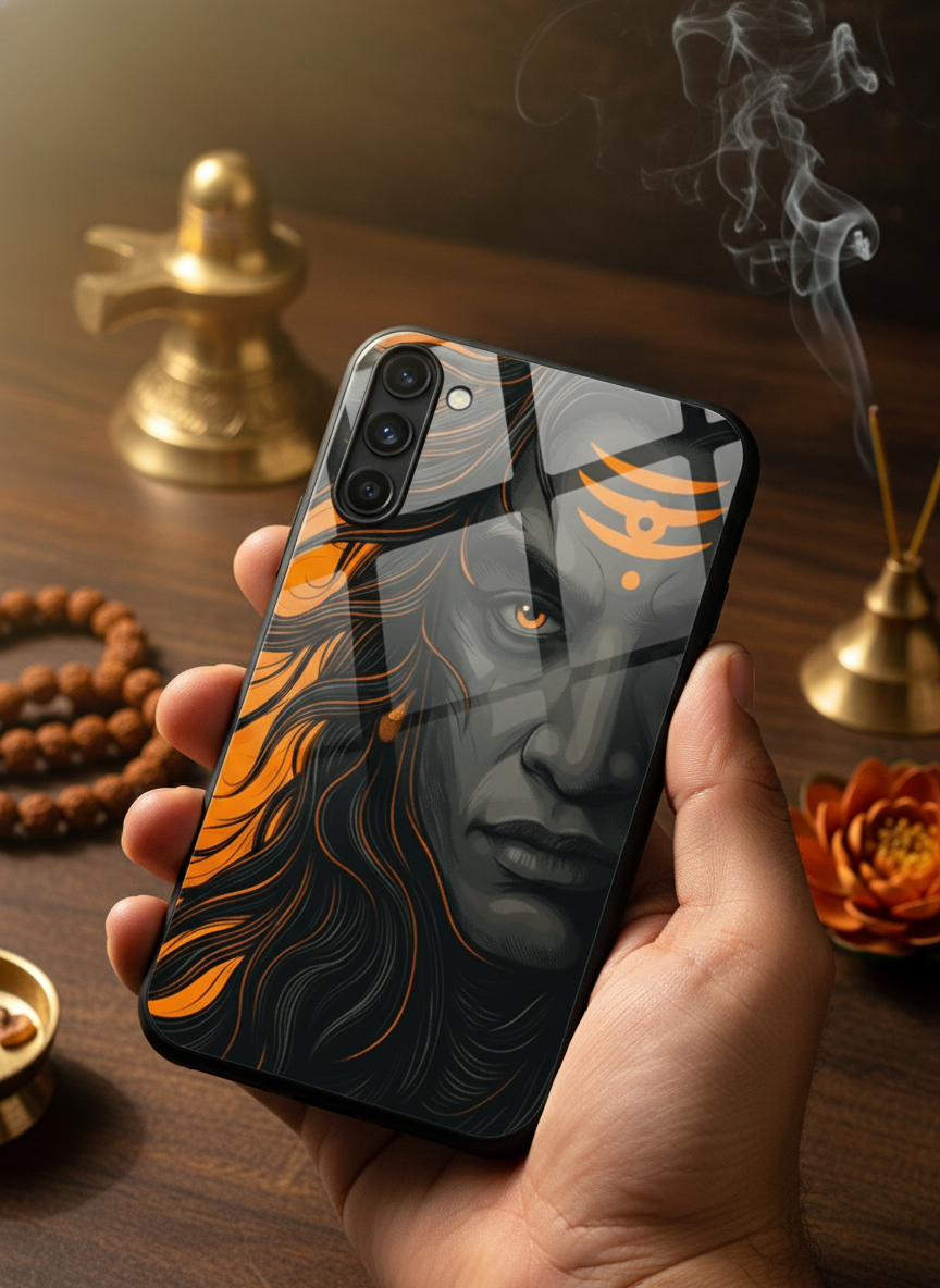 Aghora Premium Glass Back Cover For Galaxy S Series The Case & Co India