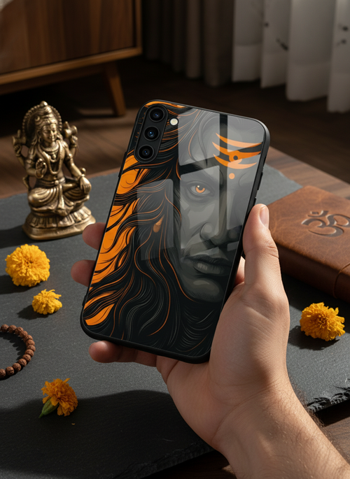 Aghora Premium Glass Back Cover For Galaxy S Series The Case & Co India