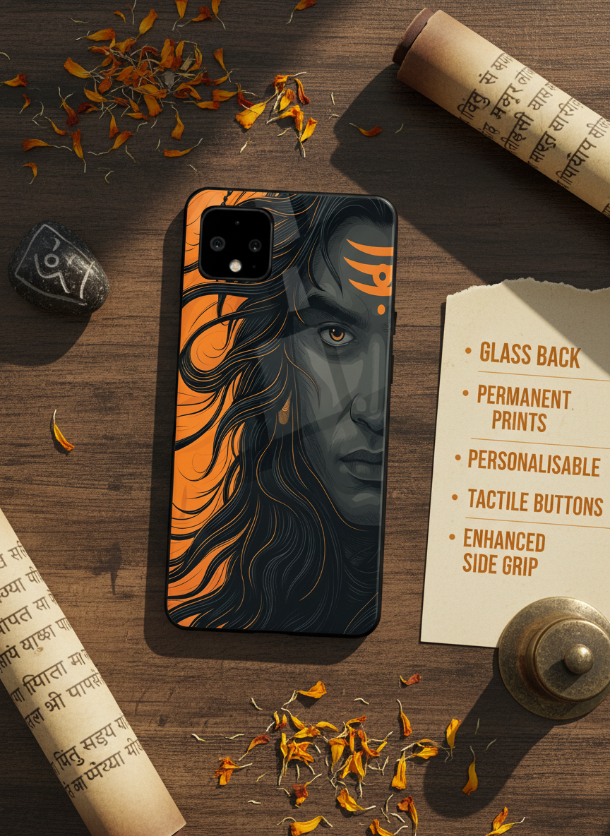 Aghora Premium Glass Back Cover For Google Pixel 7,8,9,10 Series The Case & Co India