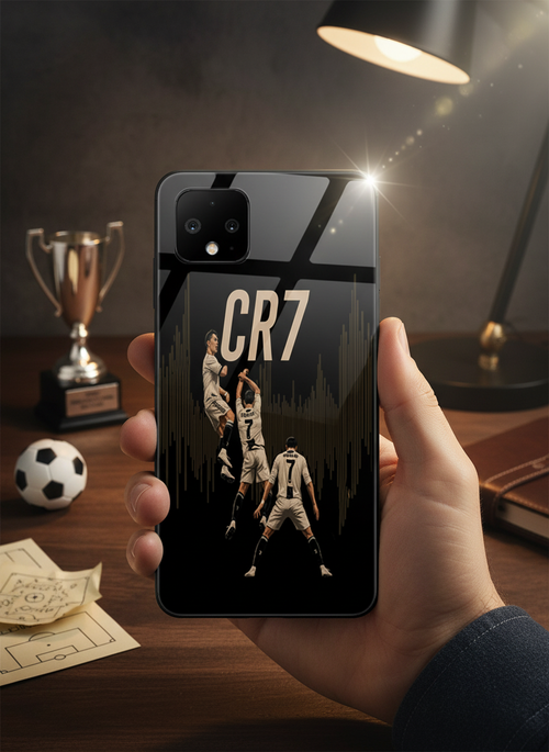 Air CR7 Premium Glass Back Cover For Google Pixel 7,8,9,10 Series The Case & Co India