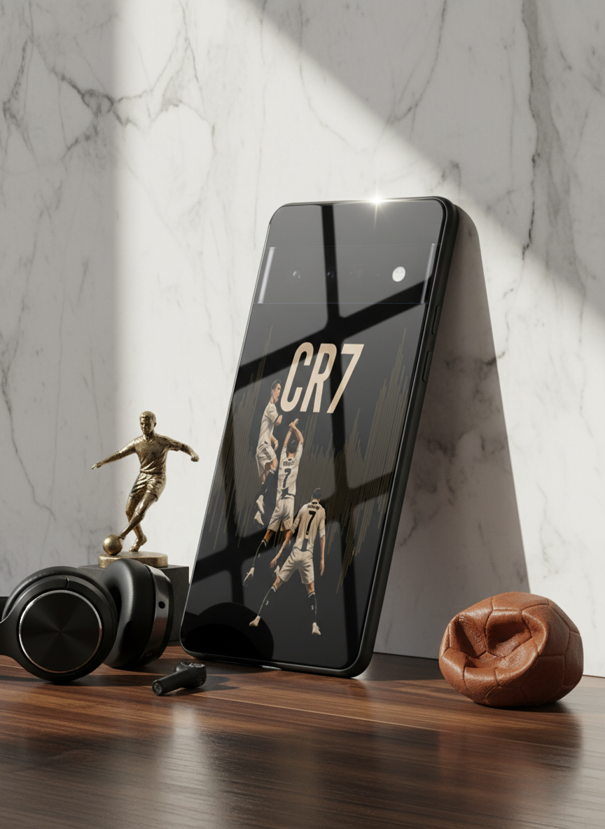 Air CR7 Premium Glass Back Cover For Google Pixel 7,8,9,10 Series The Case & Co India