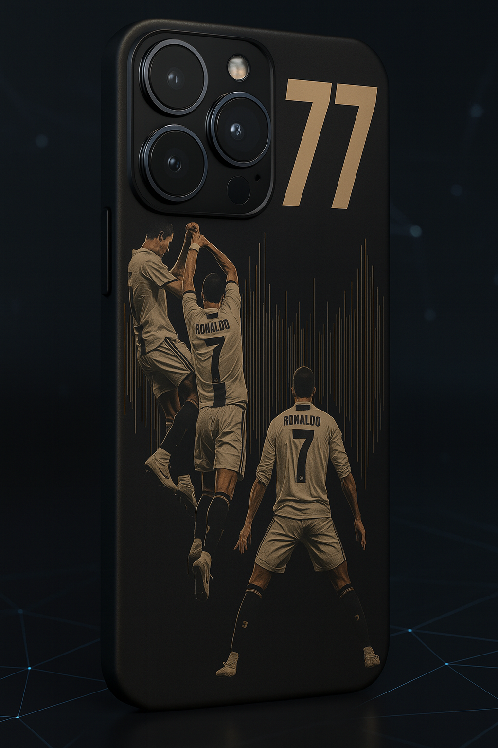 AIR CR7 Premium Glass Back Cover For iPhone 14-17 Models The Case & Co India