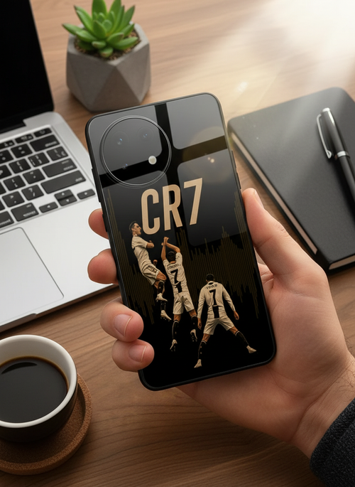 Air CR7 Premium Glass Back Cover For One Plus 13, 12, 11, 10 The Case & Co India