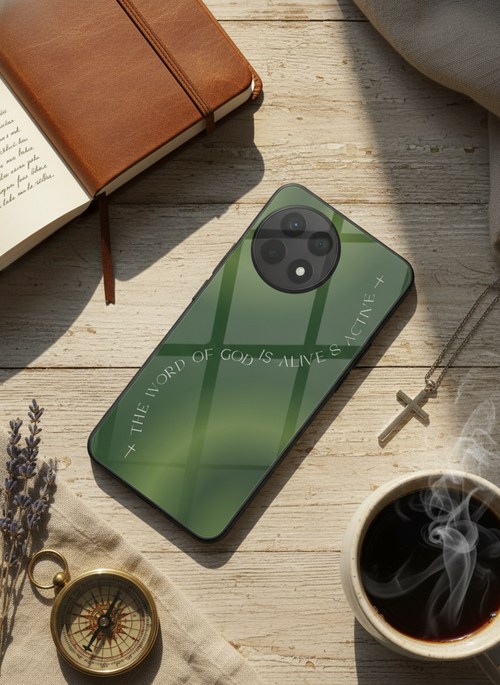 Alive & Active Premium Glass Back Cover For One Plus 13, 12, 11, 10 The Case & Co India