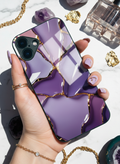 Amethyst Glaze Premium Glass Back Cover For iPhone 14-17 Models The Case & Co India