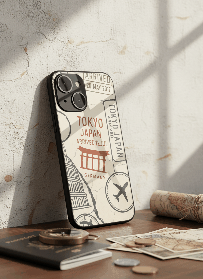 ARRIVE SOON Premium Glass Back Cover For iPhone 14-17 Models The Case & Co India