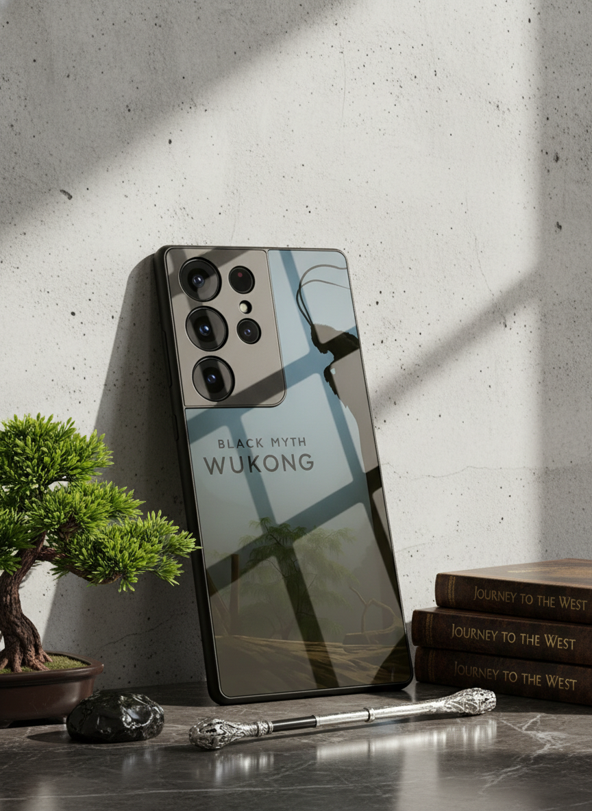 BMW -Black Myth Wukong Premium Glass Back Cover For Galaxy S Series The Case & Co India
