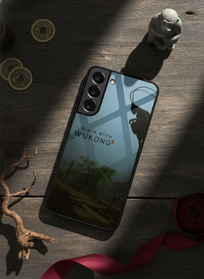 BMW -Black Myth Wukong Premium Glass Back Cover For Galaxy S Series The Case & Co India