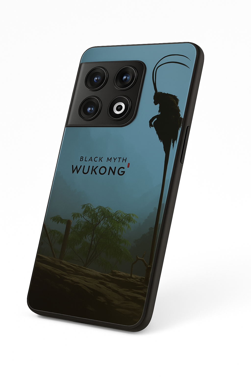 BMW-Black Myth Wukong Premium Glass Back Cover For One Plus 13, 12, 11, 10 The Case & Co India