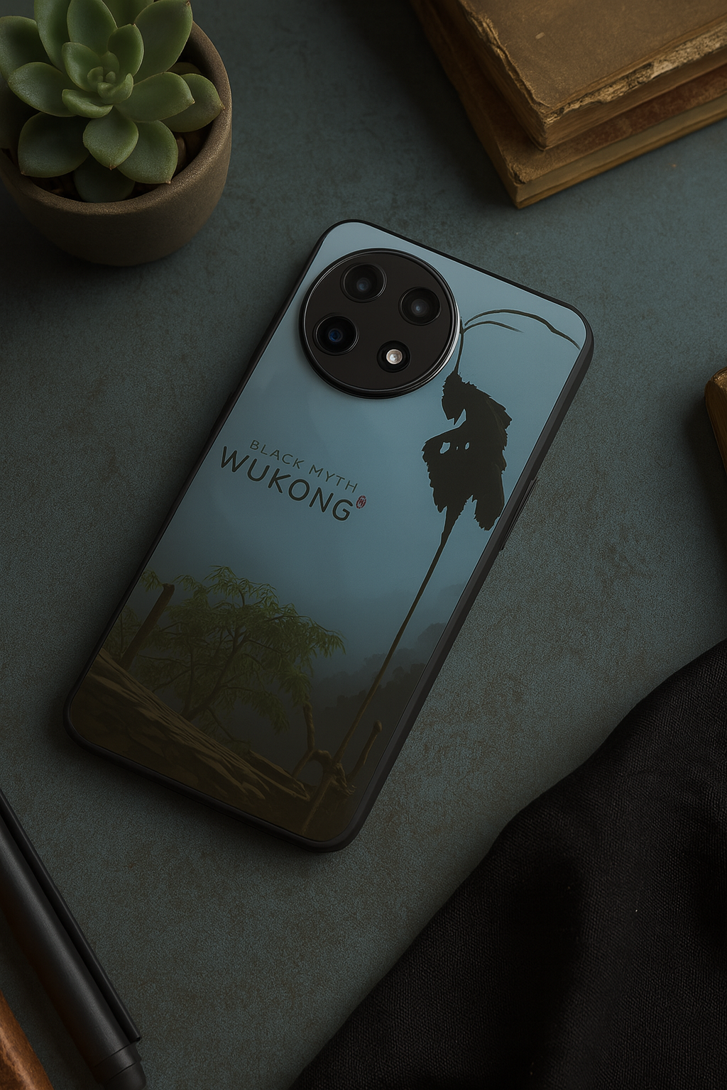 BMW-Black Myth Wukong Premium Glass Back Cover For One Plus 13, 12, 11, 10 The Case & Co India