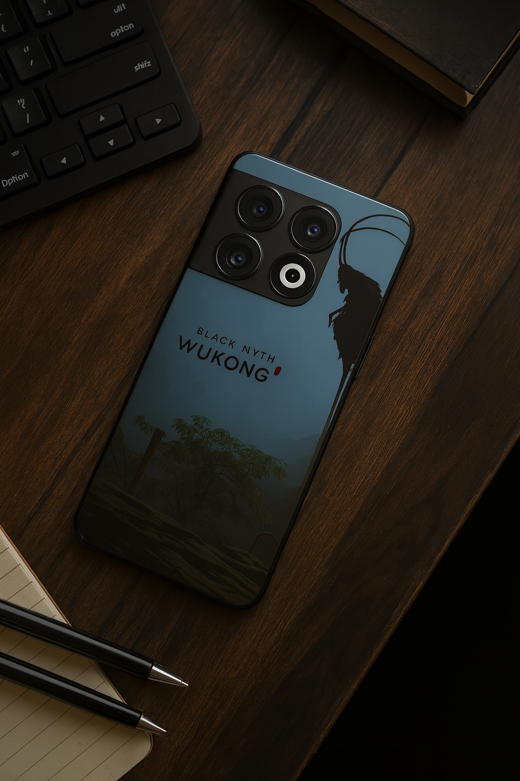 BMW-Black Myth Wukong Premium Glass Back Cover For One Plus 13, 12, 11, 10 The Case & Co India