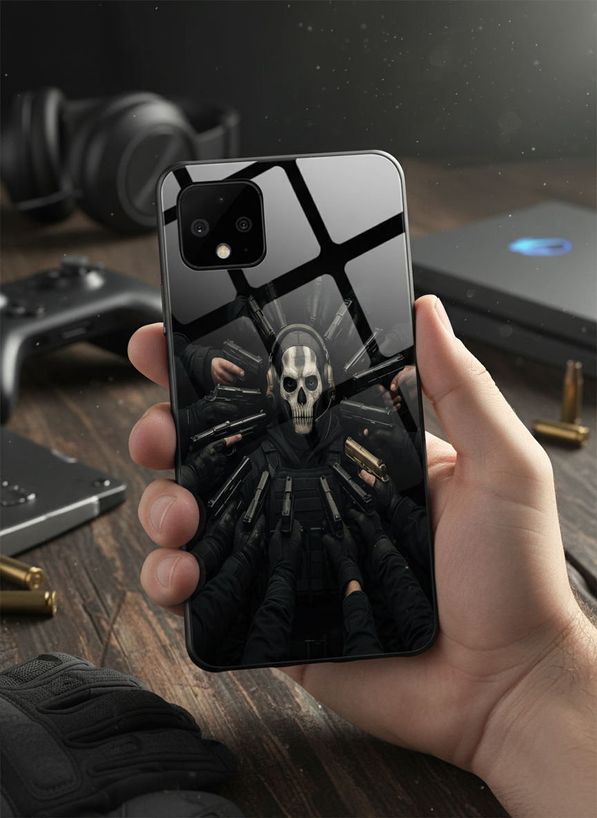Bullet Crown Premium Glass Back Cover For Google Pixel 7,8,9,10 Series The Case & Co India
