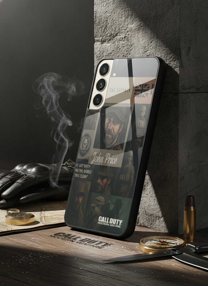 Captain's Creed Premium Glass Back Cover For Galaxy S Series The Case & Co India
