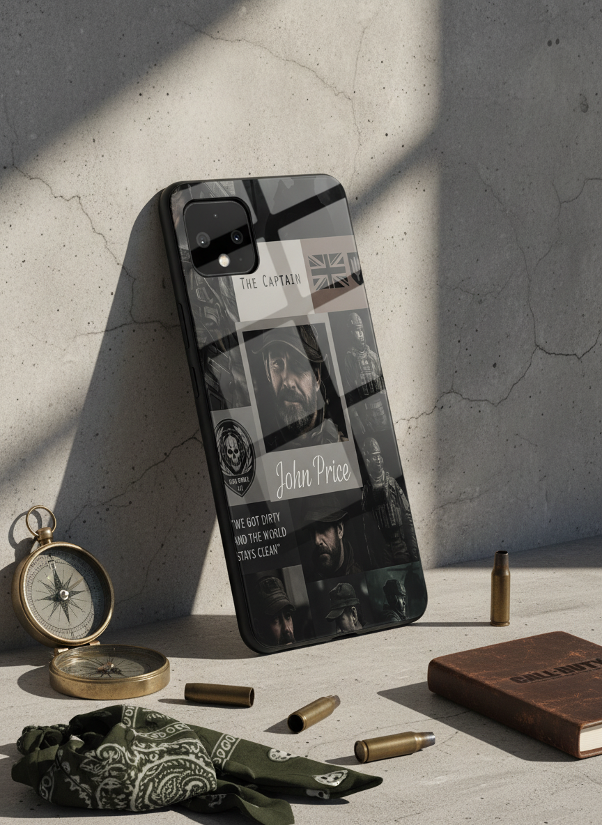 Captain's Creed Premium Glass Back Cover For Google Pixel 7,8,9,10 Series The Case & Co India