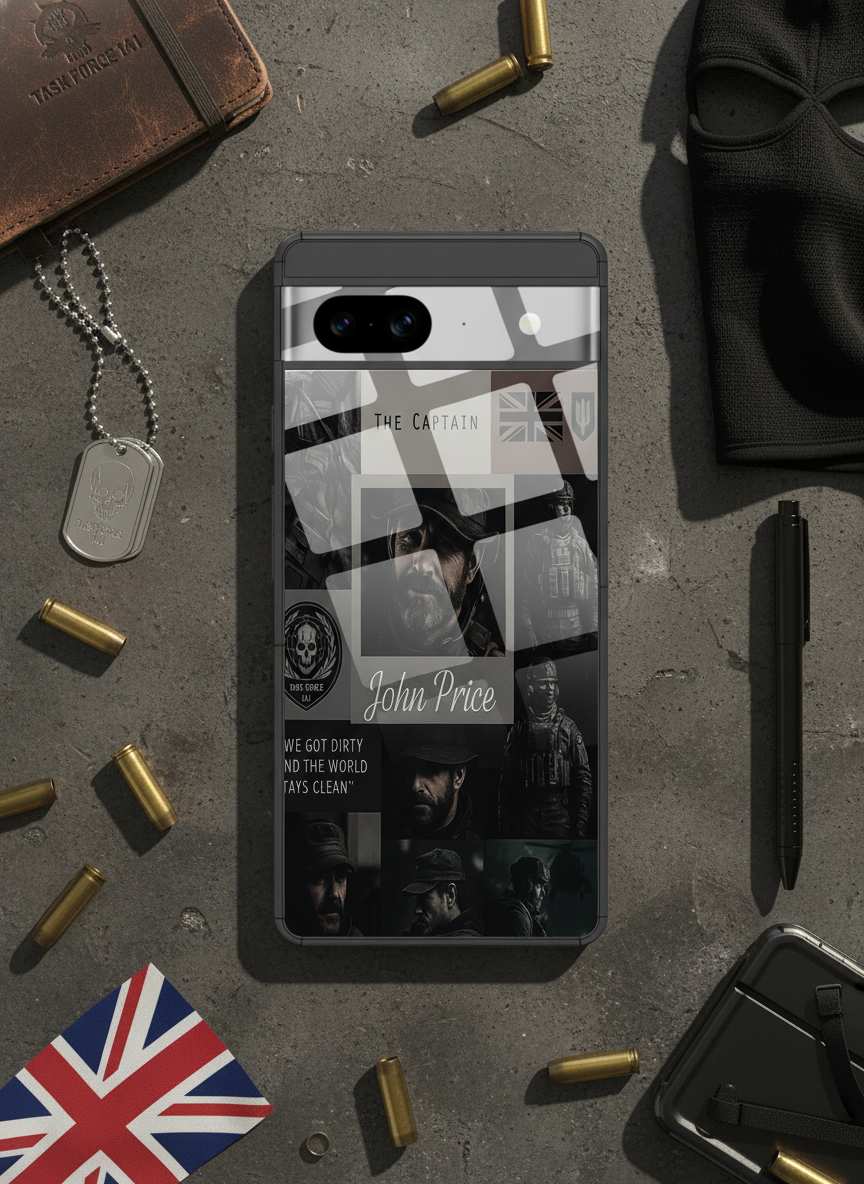 Captain's Creed Premium Glass Back Cover For Google Pixel 7,8,9,10 Series The Case & Co India