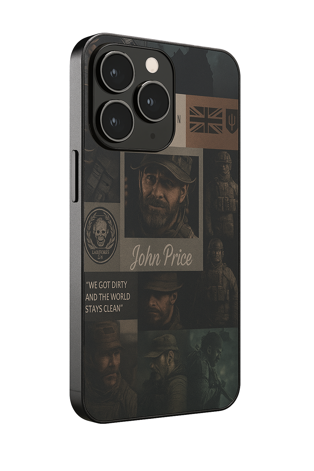 Captain’s Creed Premium Glass Back Cover For iPhone 14-17 Models The Case & Co India