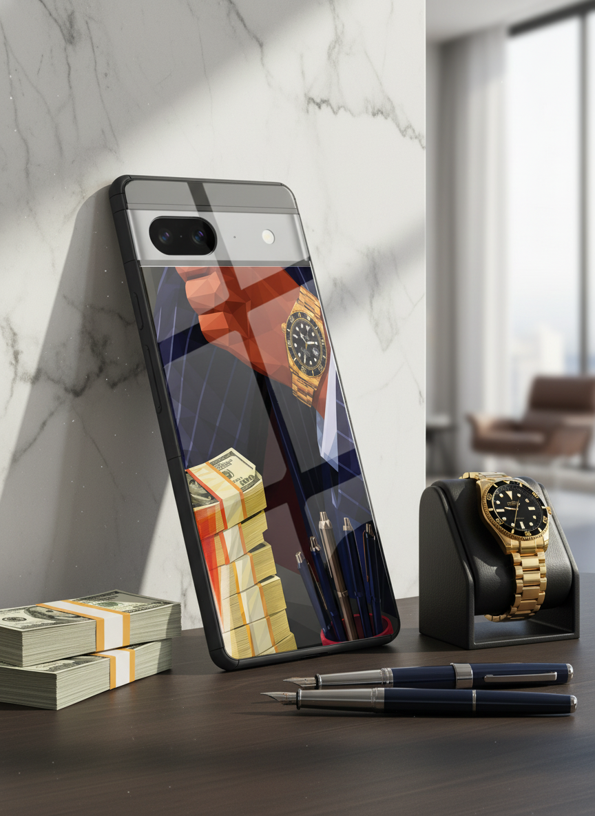 Cash Empire Premium Glass Back Cover For Google Pixel 7,8,9,10 Series The Case & Co India