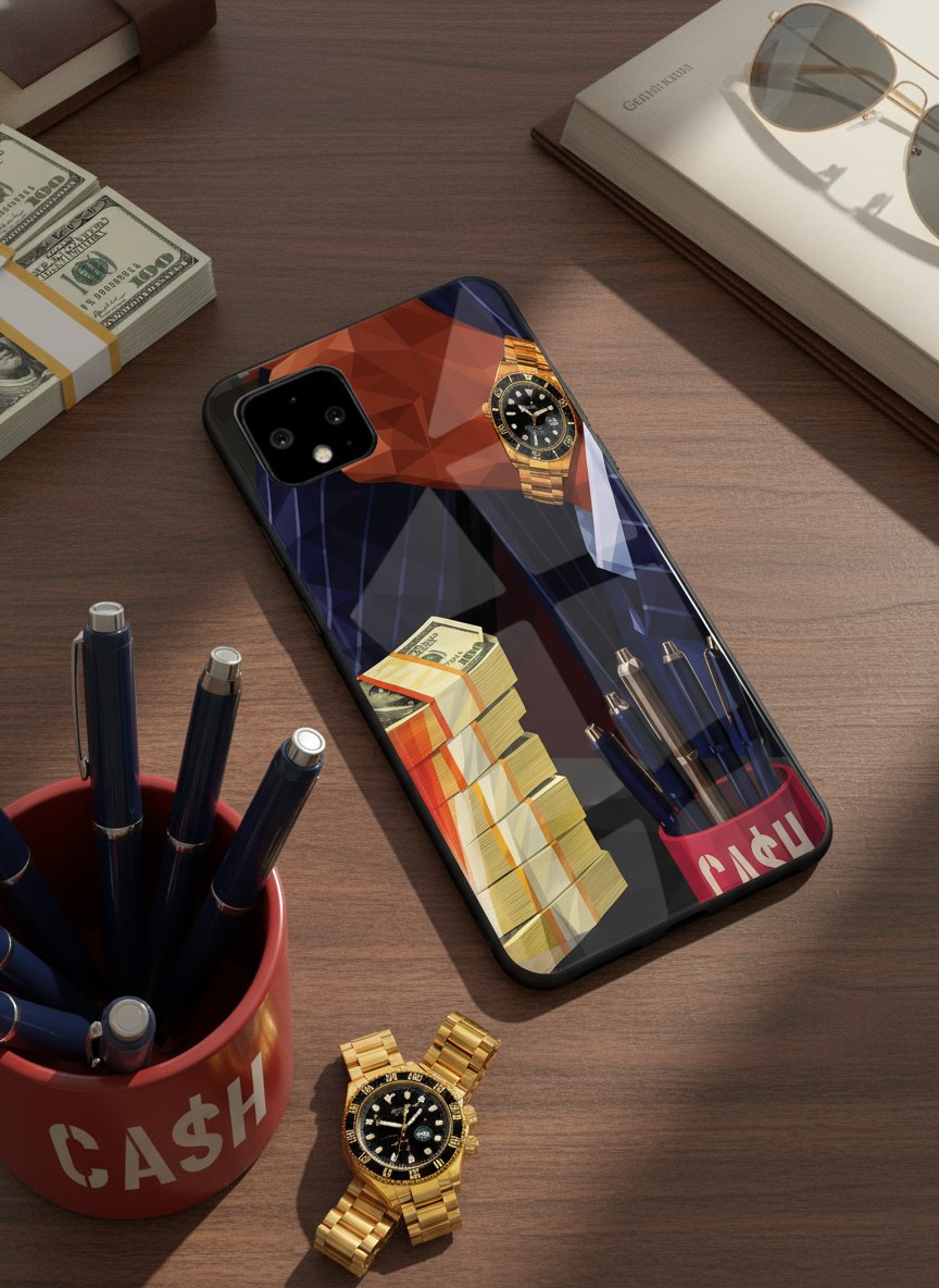Cash Empire Premium Glass Back Cover For Google Pixel 7,8,9,10 Series The Case & Co India