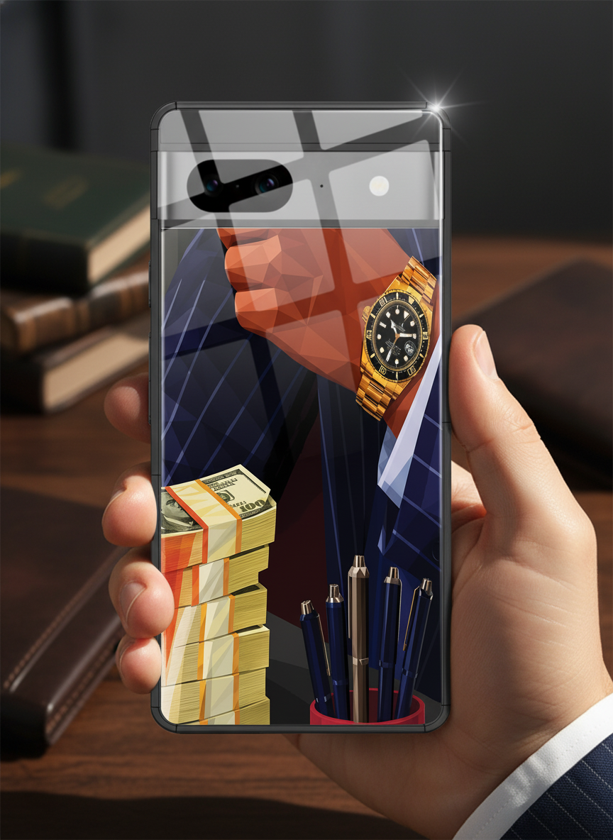 Cash Empire Premium Glass Back Cover For Google Pixel 7,8,9,10 Series The Case & Co India