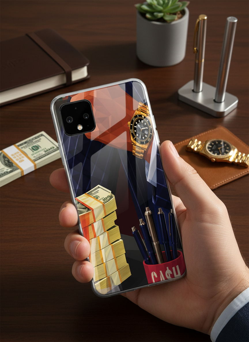 Cash Empire Premium Glass Back Cover For Google Pixel 7,8,9,10 Series The Case & Co India