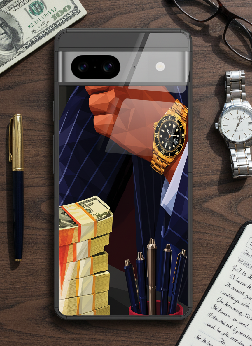 Cash Empire Premium Glass Back Cover For Google Pixel 7,8,9,10 Series The Case & Co India