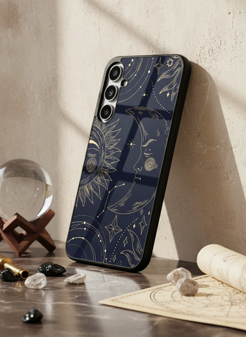 Celestial Dreams Premium Glass Back Cover For Galaxy S Series The Case & Co India