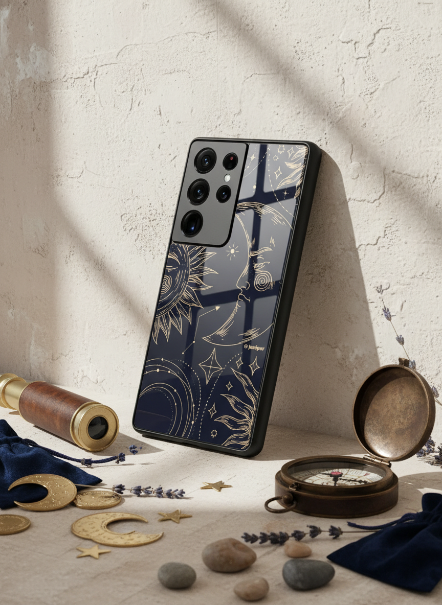 Celestial Dreams Premium Glass Back Cover For Galaxy S Series The Case & Co India