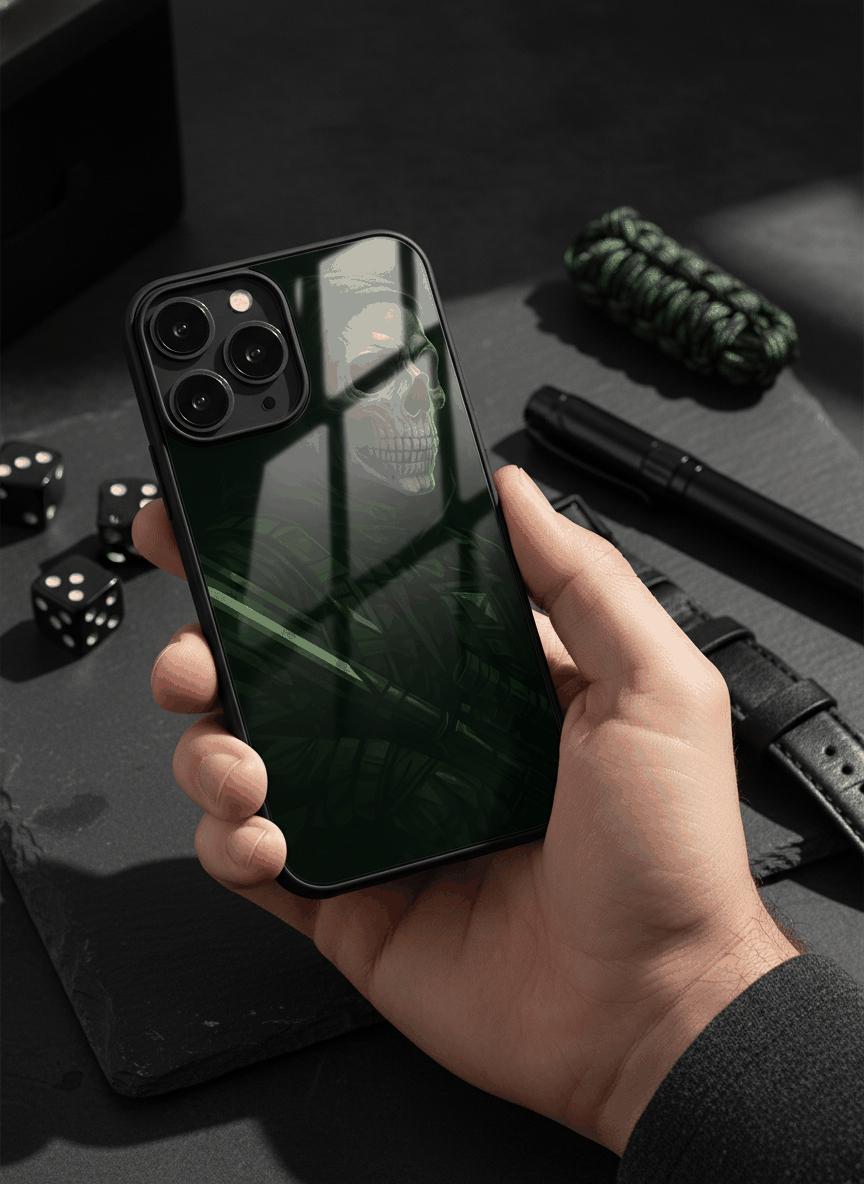 COD Zombie Glass Back Cover For iPhone 11-17 The Case & Co